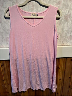 Papa Vancouver Pink Tank Top L